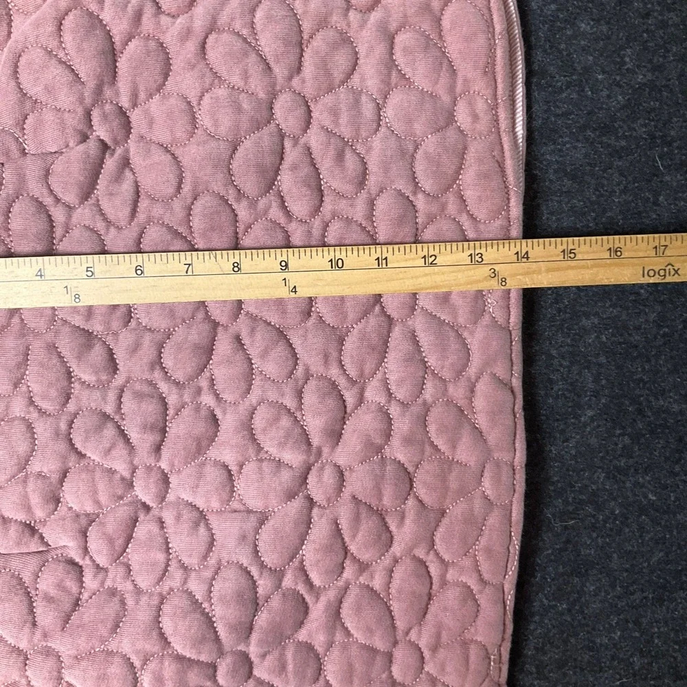 Free People Mini Skirt Womens L Rose Cotton Quilted Floral Boho‎ Indie Coquette